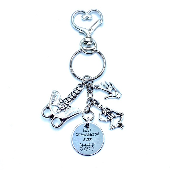 Chiropractor Keychain Bag Charm - Picture 1 of 7